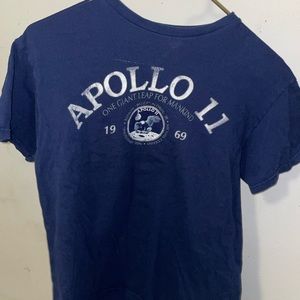 Apollo 11 navy blue T-shirt medium
